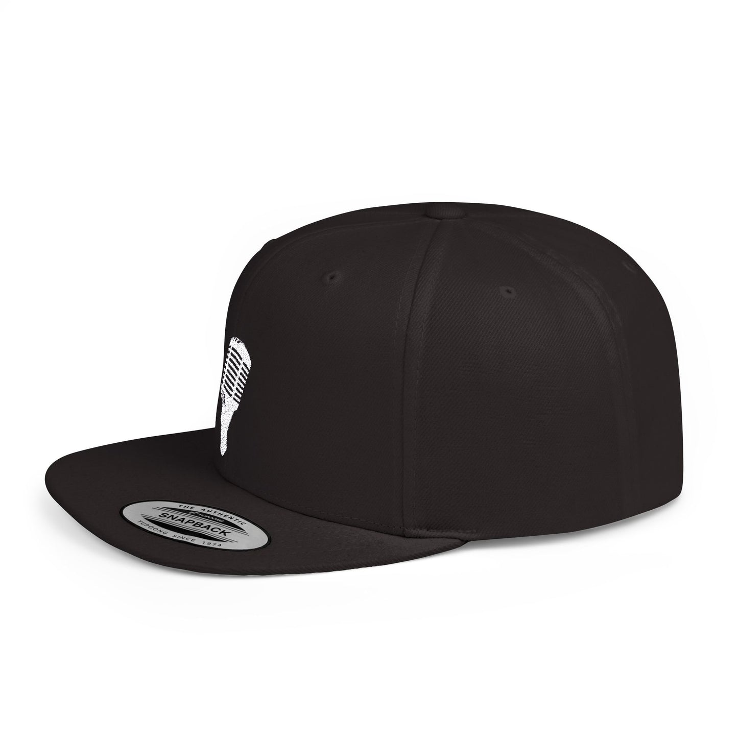 Microphone Flat Bill Snapback